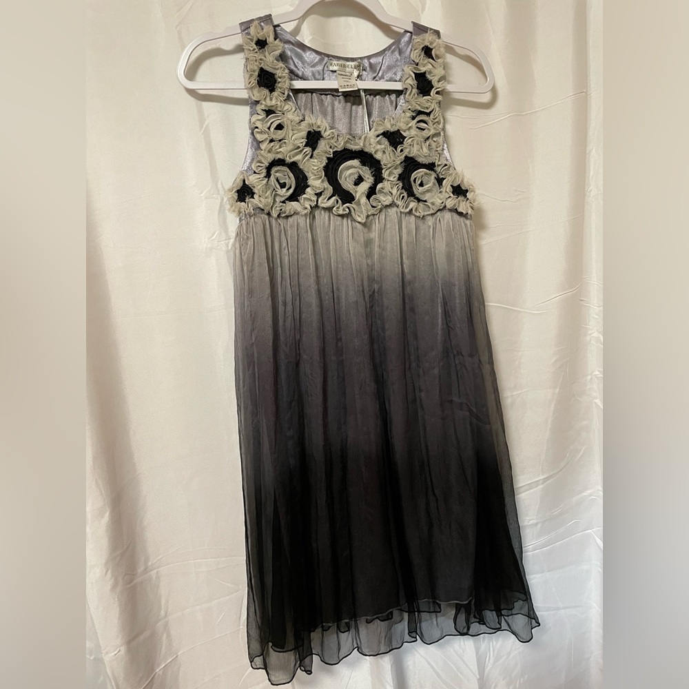 Farinelli 100% silk dress, size large